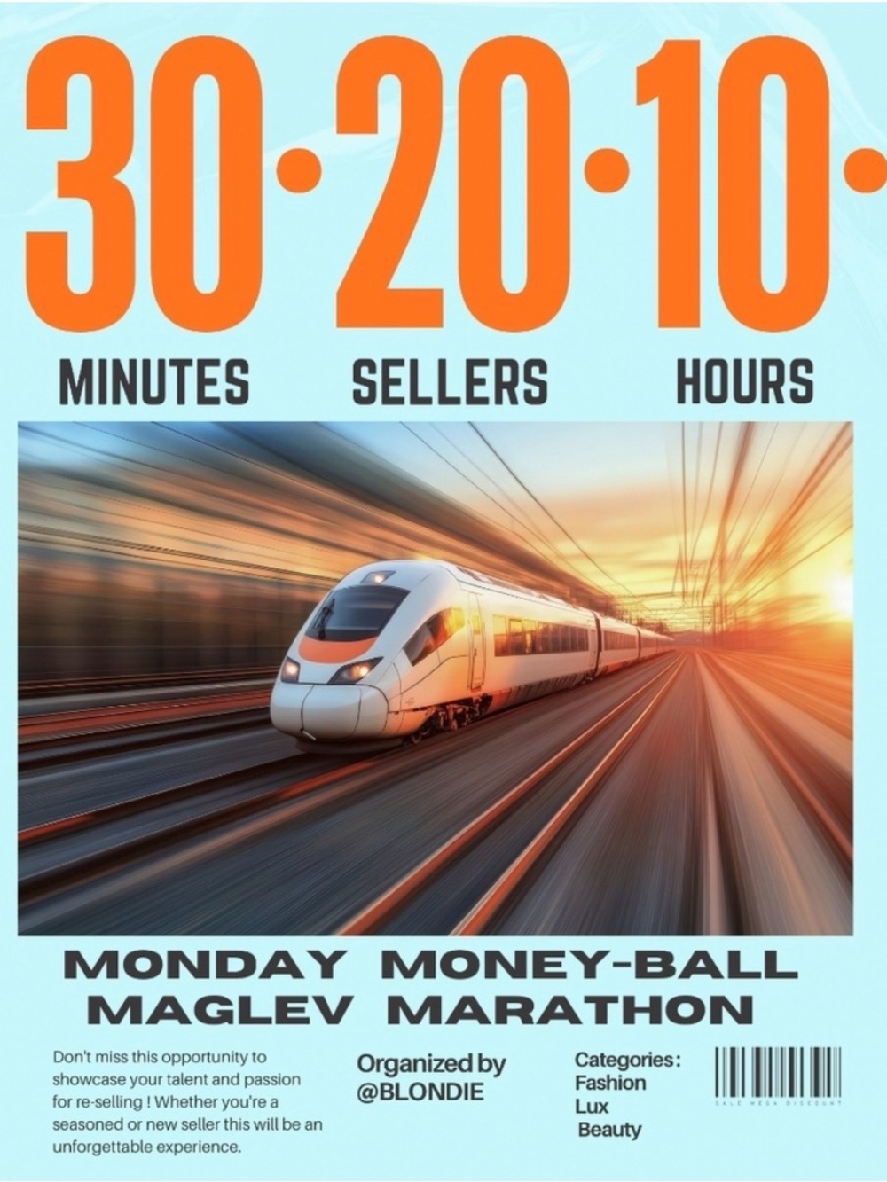 Monday Money-Ball Maglev Marathon TRAIN Show 8/31/26!